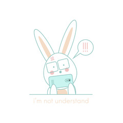 easter bunny with egg