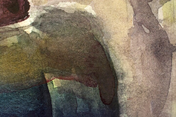 abstract watercolor stains grunge background