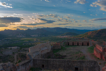 sagunto castle  is a tourist and cultural icon of this city of Alicante in Spain