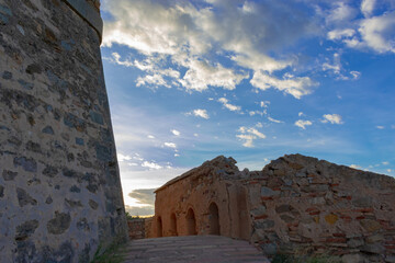 sagunto castle  is a tourist and cultural icon of this city of Alicante in Spain