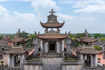 Naklejka premium Phat Diem Cathedral Ninh Binh