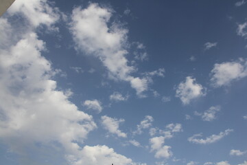 blue sky with clouds