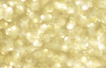 blur glitter, bokeh, defocused gold festive background,  texture. Xmas abstract background .