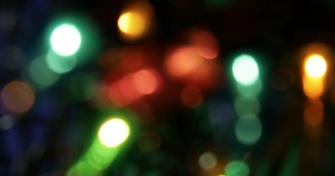 Natale con le luci intermittenti