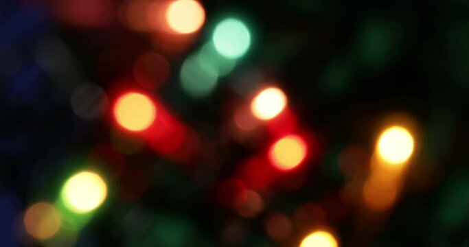 Luci colorate per il Natale