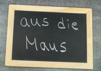 Schlußfolie für Präsentation