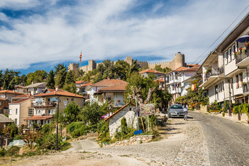 Fototapeta na wymiar The Fortress Of Tsar Samuel - Ohrid, Macedonia