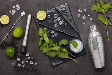 Bartender's tool,  Mojito cocktail