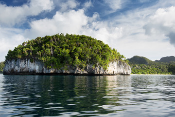 Fototapeta na wymiar Picuresque landscape Wajag island, Raja Ampat, Indonesia
