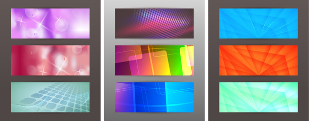 banner background design element glow light effect11