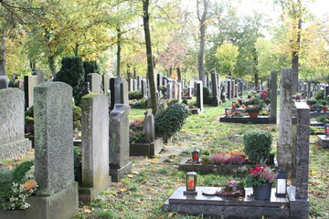 Naklejka premium Friedhof an Allerheiligen