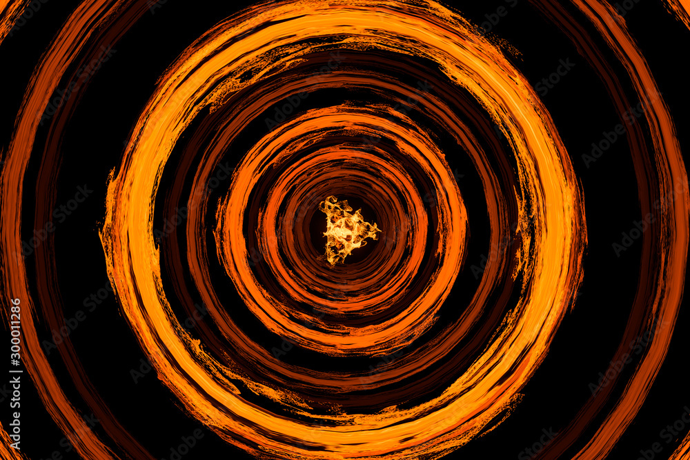 Poster abstract glowing particles with brilliant light, 3d rendering.