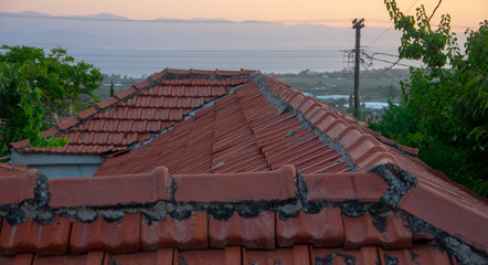Mediterranean roof tiles
