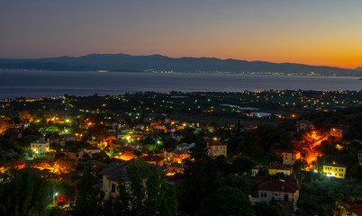 night city by the sea