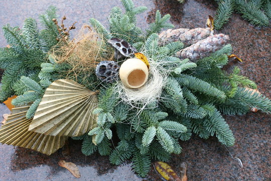 Grabschmuck im November