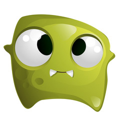 Vector illustration of cartoon character good monster.