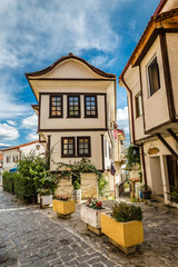 Fototapeta premium Traditional Building In Ohrid, Macedonia