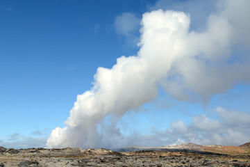 Hochtemperaturgebiet auf der Reykianes-Halbinsel, Island