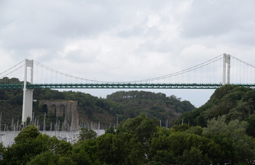 Fototapeta na wymiar Pont de La Roche-Bernard, Bretagne