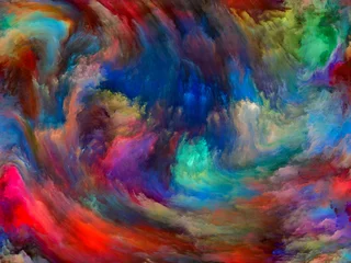 Selbstklebende Fototapete Gemixte farben Fortschritt des Hintergrunds