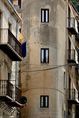 houses, village italy, sicily