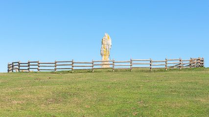 Menhir of Kurtzegan, Gorbea Natural Park, Vizcaya, Spain