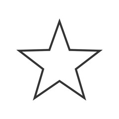 Star icon - vector.
