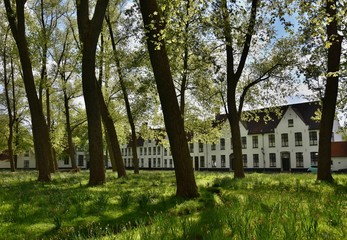 Begijnhof - Historical architecture in Bruges