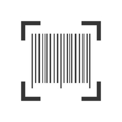 Barcode icon - vector.