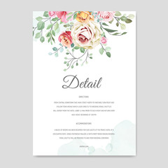 colorful watercolor floral background