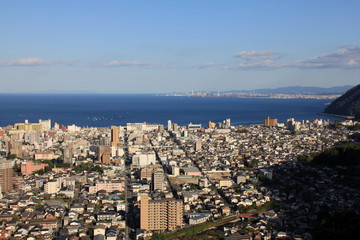 ラクテンチから見た別府市街遠景