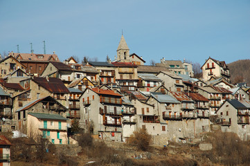 Fototapeta premium Village of Beuil near Valberg in the Alpes Maritimes, France