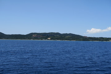 日本国沖縄の夏の海