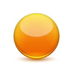 Vector glossy ball.