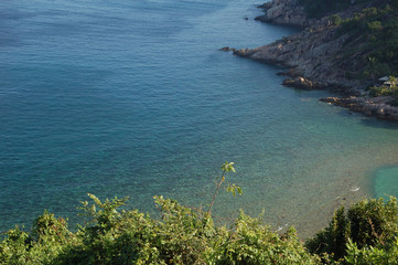 The clear waters of Thong Lang Beach, Koh Phangan, Thailand