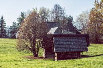 Obraz premium Museum of the Slovak Village in Martin, Slovakia