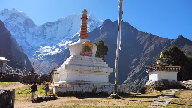 Tengboche monastery (or Thyangboche), monastery and village in Khumbu  rural municipality, Nepal