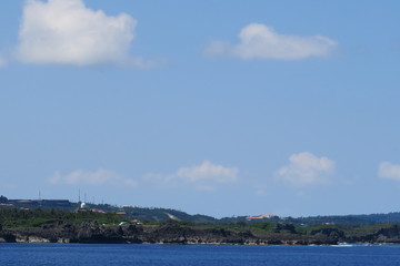 日本国沖縄の夏の海