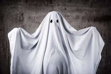 Fat ghost in a sheet