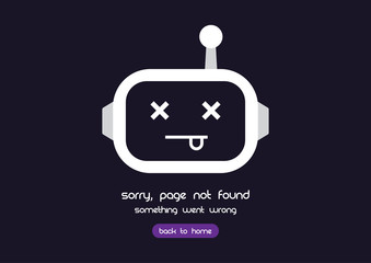 Fototapeta premium 404 error page