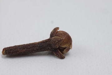 Cloves on a white isolated background