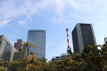 Obraz premium 日比谷公園 ビル