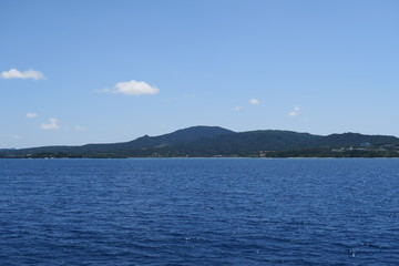 日本国沖縄の夏の海
