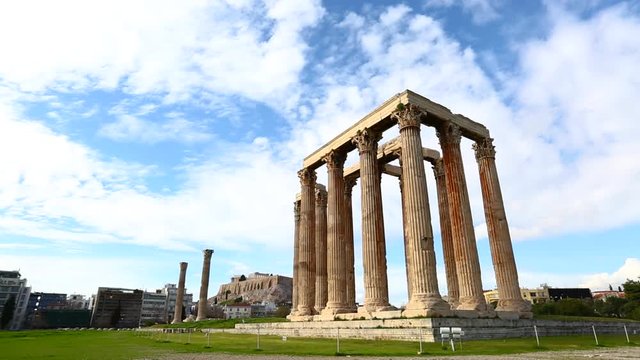 Temple of Zeus, in Athens, Greece