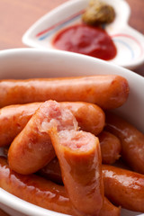 挽きウインナー