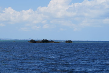 日本国沖縄の夏の海