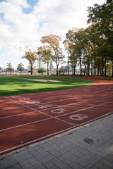 Start of Line of a Track 