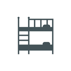 Illustrator vector bed simple icon