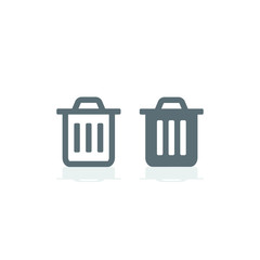trash can vector icon