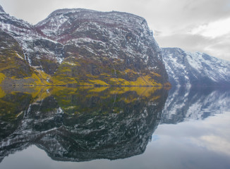 Seeing the fjords at Norway, reflections